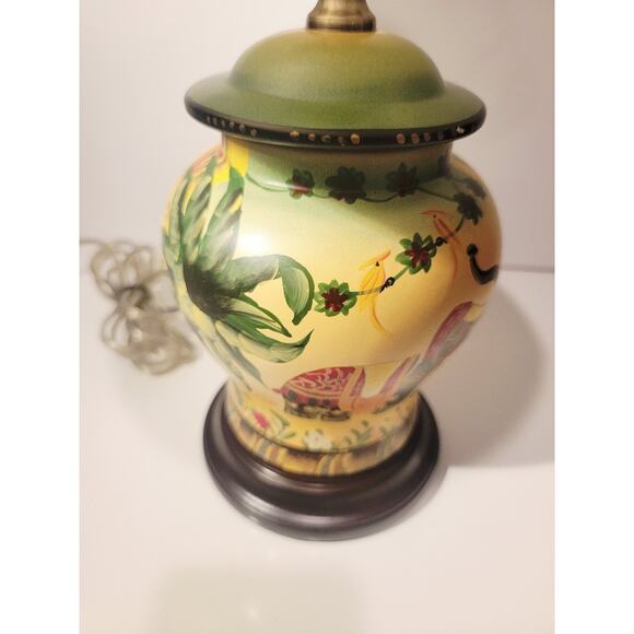 Safari Table Lamp & Shade Upscale Kid Room Elephant Jungle Theme Decor Small 18" - Picture 7 of 14